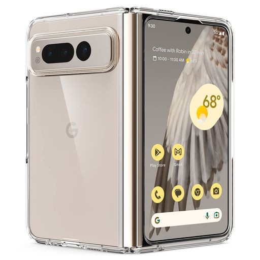 SPIGEN PIXEL FOLD ケース 全透明 TPU バンパーケース 2重構造 米軍MIL規格取得 耐衝撃 すり傷防止 黄ばみ無し ワイヤレス充電対応 ウル