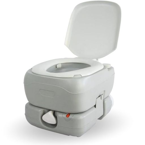 SUNRUCK サンルック ポータブル水洗トイレ ピストンポンプ方式 21L SR-PT4521