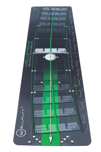 WELLSTROKE ウェルストローク パター矯正器具 ストロークテンプレート WELLPUTT スウィングアーク18度 フランス製 日本正規流通品 ブラッ