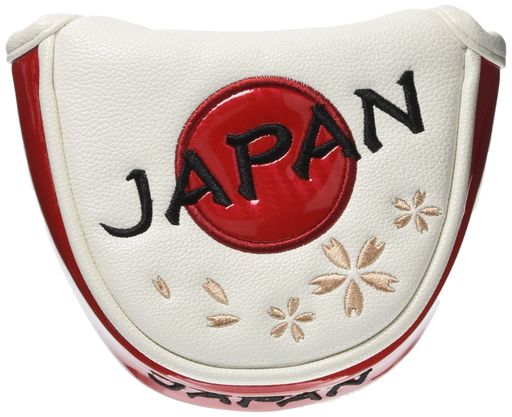 GEOTECH(ジオテック) ヘッドカバー JAPAN JAPAN マレットパターカバー ホワイト