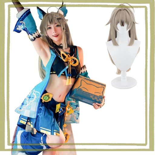NOKIJP] 原神 綺良々 コスプレ衣装 稲妻 狛荷屋 綺良々 コスプレ