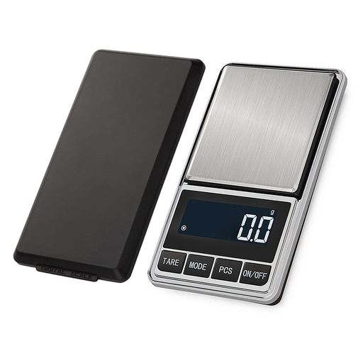 デジタルスケール 0.1G単位 1KG 精密 ポケット スケール デジタル計り 携帯タイプ はかり 秤 業務用 プロ用 高精密計量天秤 軽量 (0.1G-1KG)