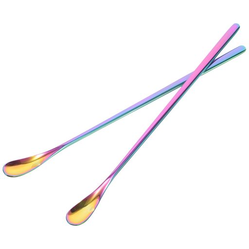 BESTOYARD 爬虫類 スプーン 給餌スプーン 餌やりツール ステンレス 19CM 2個 爬虫類のスプーン 爬虫類用ペットフードスクープ ペット用品 爬虫類の餌スクープ ミニトカゲスプーン 再利用可能…
