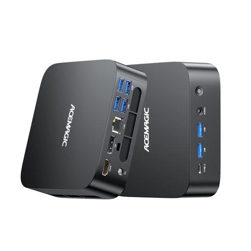 ミニPC ryzen5 7430U搭載 ブラック acemagic ACEMAGIC ミニPC AMD RYZEN 5 7430U 最大4.3GHZ 6C/12T 16GB RAM 512GB SSD