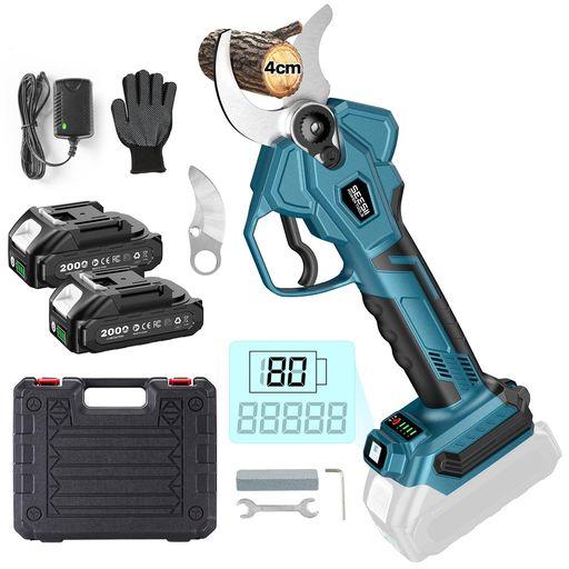 電動ハサミ 2025新型】SEESII 電動剪定バサミ 電動剪定ばさみ 開き口40MM 高枝切り