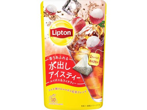 リプトン紅茶 水出しアイスティー ルイボス&ライチティー ティーバッグ 10袋×6個 [水出し紅茶]