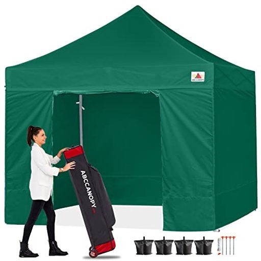 Amazon | ABCCANOPY ワンタッチタープテント 屋根用ポール付き
