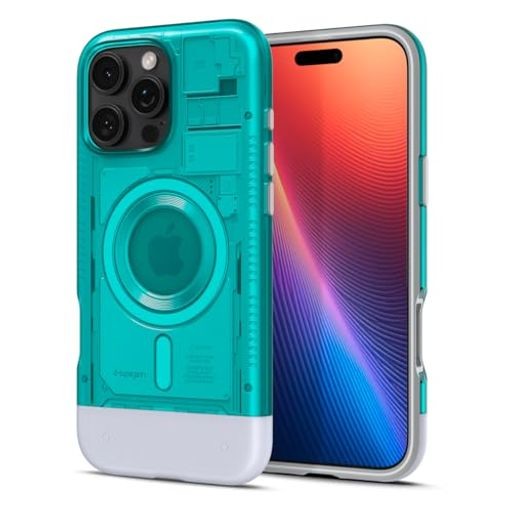 SPIGEN IPHONE 16 PRO MAX ケース MAGSAFE対応 マグネット搭載 米軍MIL規格 クラシック・C1・マグフィット ACS08019 (ボンダイ・ブルー)の通販は