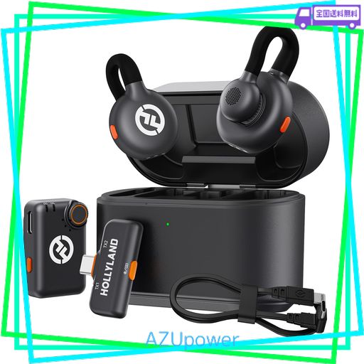 Hollyland Lark M2 Combo ワイヤレスマイク Amazon.com: Hollyland Lark M2 Wireless Microphone for iPhone15/16