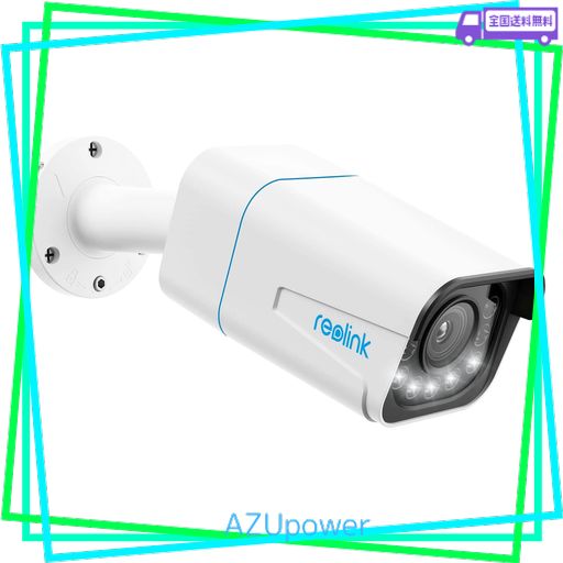 REOLINK 防犯カメラ 4K 800万画素 5倍光学ズーム カラー暗視 POE給電
