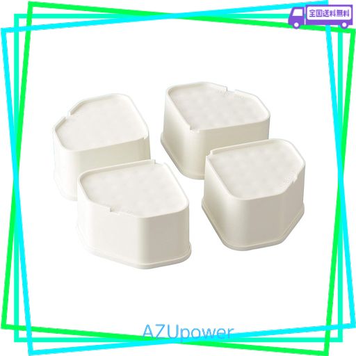 因幡電工(INABA DENKO) 洗濯機用防振かさ上げ台 ふんばるマン OP-SG600 ホワイト 12袋セット 因幡電工(INABA DENKO) 洗濯機用防振かさ上げ台 ふんばるマン OP-SG600