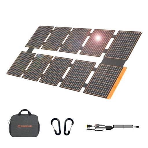 EVOPOWソーラーパネル 100W 折りたたみ式 100ワット単結晶ソーラー
