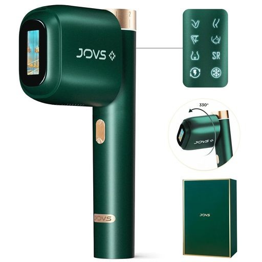 JOVS 脱毛器 メンズ レディース VIO対応 家庭用脱毛器 【SGS最優秀イノベーション賞？業界最速の脱毛】3週間だ IPL光美容器 手動/自動モ  脱毛器本体