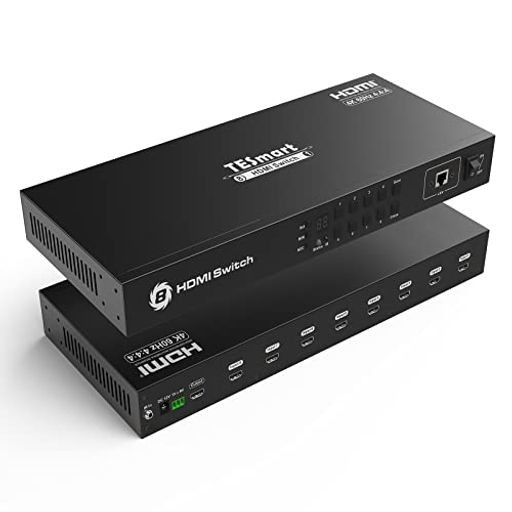 tesmart hdmi 切り替え器 8入力1出力 切替器 8ポート 4k@60hz 8台