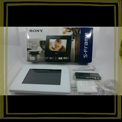 ソニー SONY デジタルフォトフレーム S-FRAME D720 7.0型 内蔵メモリー2GB ホワイト DPF-D720/W