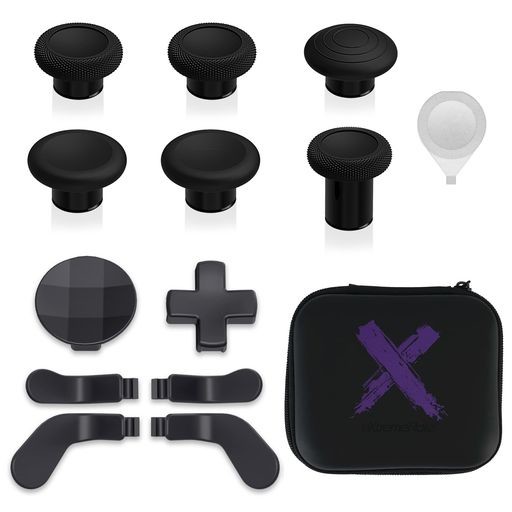 EXTREMERATE XBOX ELITE SERIES 2コントローラーに対応用13 IN 1コンビメタルキット、金属製サムスティック6本&調整ツール&方向キー2個&背面パドル4個XBOX ELITE SERIES の通販は