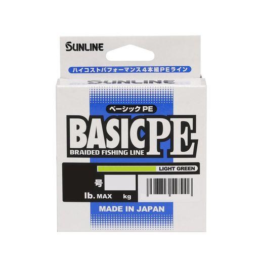 サンライン(SUNLINE) 4本組 BASIC PE (ベーシックPE) 200M ライトグリーン 0.6号(10LB)