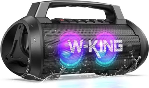 70W(120Wピーク)スピーカー BLUETOOTH、IPX6防水 防塵 ワイヤレス スピーカー 大音量、W-KING ポータブルスピーカー の通販は