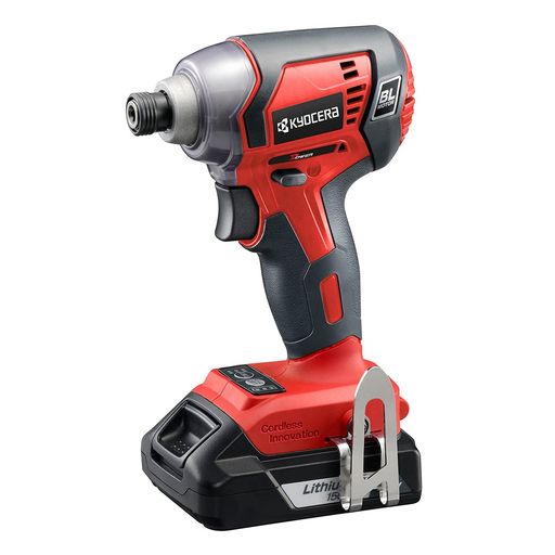 京セラ(KYOCERA) 旧リョービ 充電式インパクトドライバ BID-1807L1 18V 655251A 【最大締付トルク170N・Mで強力ネジ締め】 リチウムイオン18V ブラシレスモーター 