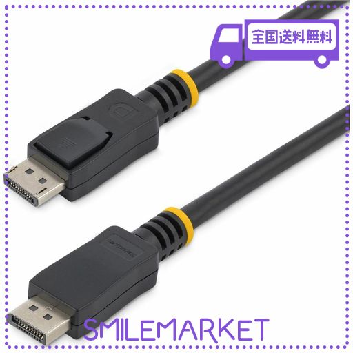 STARTECH.COM DISPLAYPORT 1.2ケーブル ラッチ付きコネクタ 1M 4K対応 DISPL1M