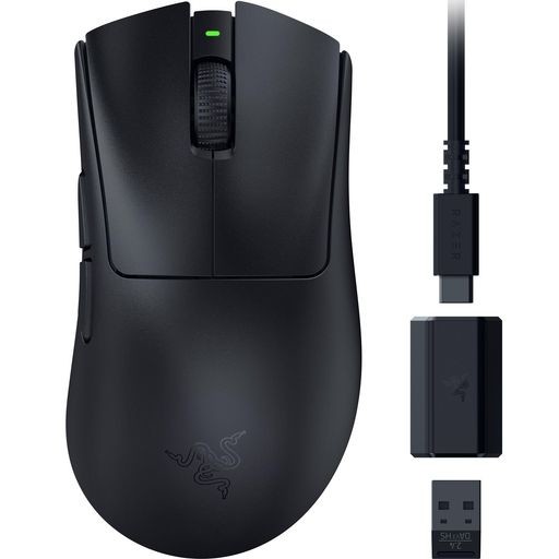 RAZER レイザー DEATHADDER V3 HYPERSPEED ワイヤレス ゲーミングマウス 超軽量 55G 小型 コンパクトな形状でありながら自然なグリップを