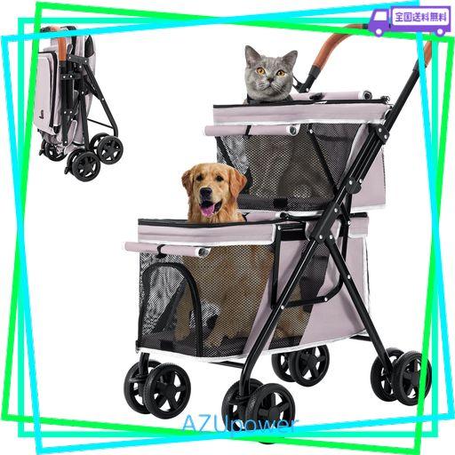 ペットカート小型 用ベビーカー 多頭用 折り畳み 犬 バギー