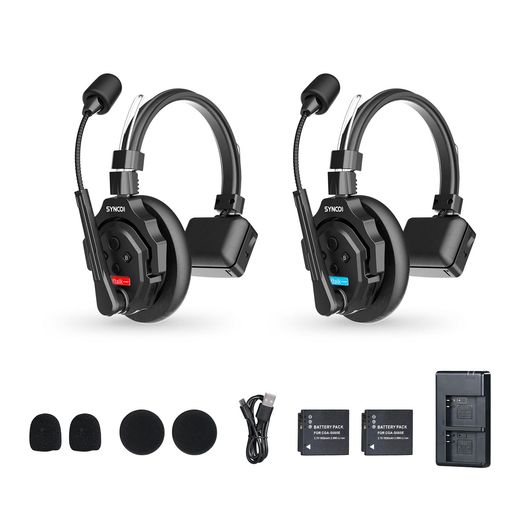 【新品】 SYNCO XTALK X2 インターコムヘッドセットシステム Amazon.com: SYNCO XTALK X2 Wireless Intercom Headset System