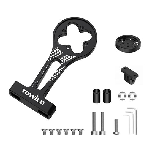 TOWILD AS80 サイコン マウント サイクルコンピューター ブラケット サイクルコンピュータマウント 自転車コンピュータブラケット ハンドルバーマウント 延長マウント カメラ用 アルミ合金…