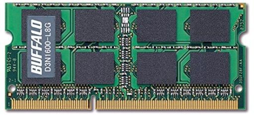 BUFFALO PC3L-12800対応 204PIN DDR3 SDRAM 8GB D3N1600-L8G