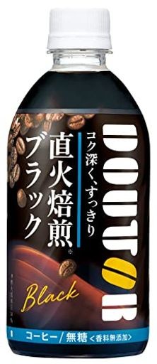 【送料無料】アサヒ飲料 ドトール ブラック 480ML×24本[コーヒー]