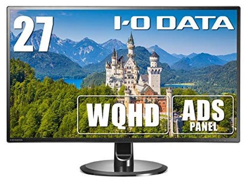 IODATA モニター 27インチ WQHD ADSパネル 非光沢 (HDMI×3/DISPLAYPORT×1/スピーカー付/3年保証/土日サポート/日本メーカー) EX-LDQ271