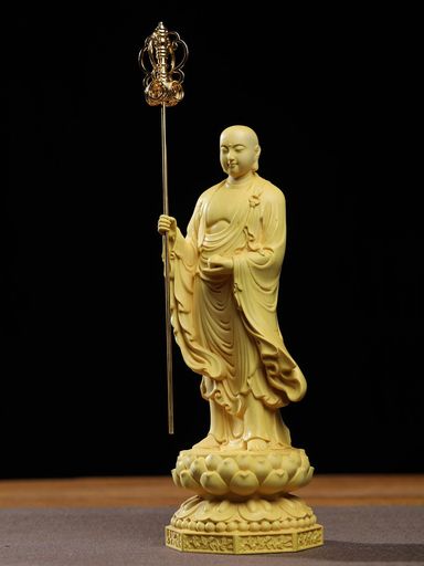 仏像　木彫　菩薩 四菩薩 [無辺行菩薩][上行菩薩] [浄行菩薩][安立行菩薩] 富山県