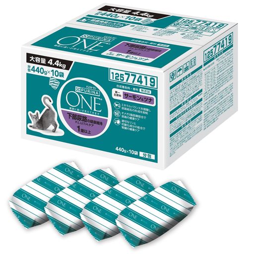ピュリナワンキャット ドライ 下部尿路の健康維持FLUTHケア サーモン&ツナ 4.4KG(440G×10袋入)の通販は