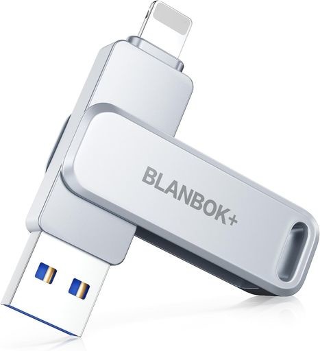【送料無料】BLANBOK+ USBメモリスティック アイフォン用 512 GB USBフラッシュドライブ, ZX07