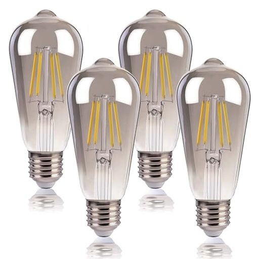 【送料無料】FLSNT LED電球 E26口金 昼白色 40W形相当 エジソン電球 300LM 5000K シャンデリア電球 エジソンランプ レトロ おしゃれ 装飾