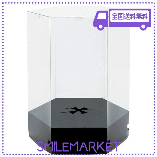 日本製 六角形 クリアケース 台紙付 1個 高さ37×奥行26×幅30CM (15×6角)CM 台紙高さ7CM フラワーボックス ブーケ 花束 ギフトボックス フィギュア ぬいぐるみ コレクション