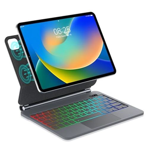 マジックキーボード IPAD AIR (M2) 11イン キーボード ケース IPAD PRO 11 キーボード 第1/2/3/4世代 IPAD AIR 第5世代 第4世代 キーボード付きケース トラックパッド付き 7色のバックライト 磁気吸着 の通販は
