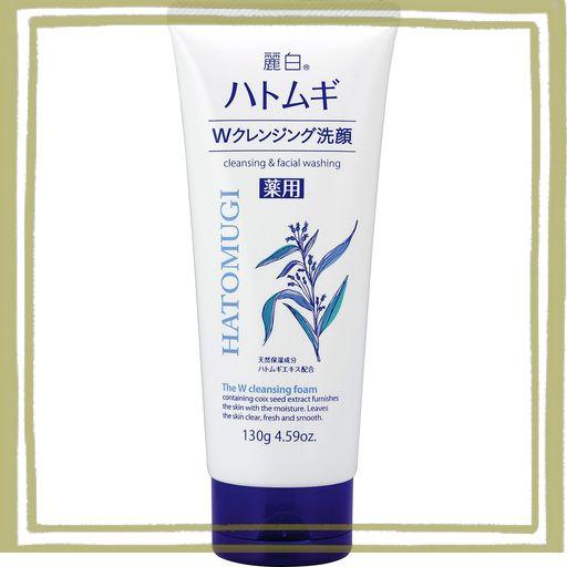 麗白 薬用ハトムギWクレンジングフォーム 130G