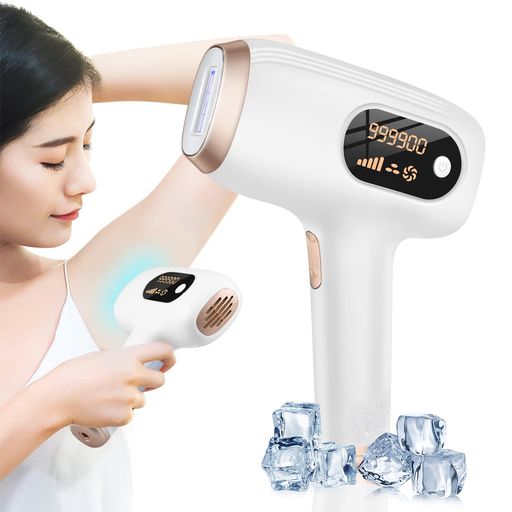 脱毛器 冷感 【2024新登場・サファイア冷却】レディース メンズ VIO対応髭 光美容器 全身ムダ毛処理 全身脱毛 IPL光脱毛器 高出力 99万発 5種類モード 手動/連続照射 全身脱毛 美顔器 男女兼…
