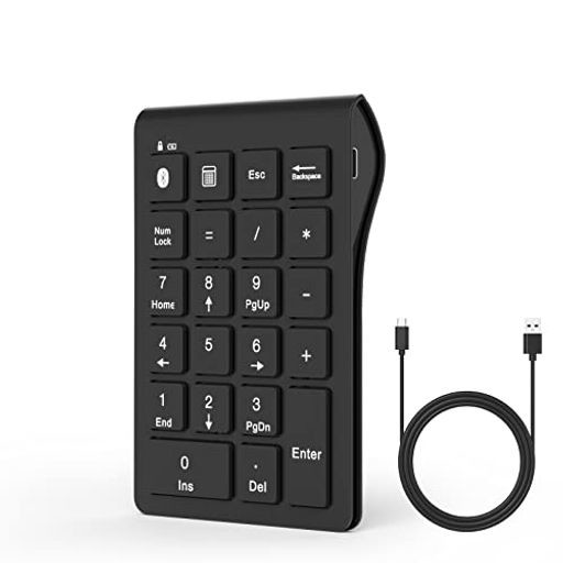 BLUETOOTH テンキーボード TYPE-C ワイヤレス テンキーパッド