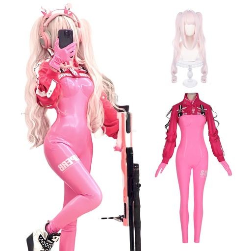 [神併良品] アリス コスプレ ウィッグ付き エキゾチック SSR ニケ コスプレ衣装 フルセット コスチューム 大人用 仮装 NIKKE COSPLAY (アリス ウィッグ付き, L)の通販は