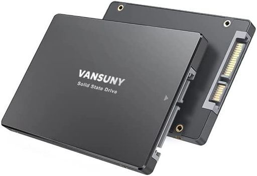 VANSUNY 内蔵SSD 512GB SATA III SSD 2.5 インチ内蔵ソリッド ステート ドライブ 高度な 3D NAND フラッシュ 最大 550MB/秒の PC ラップトップ用ハード ドライブの通販は