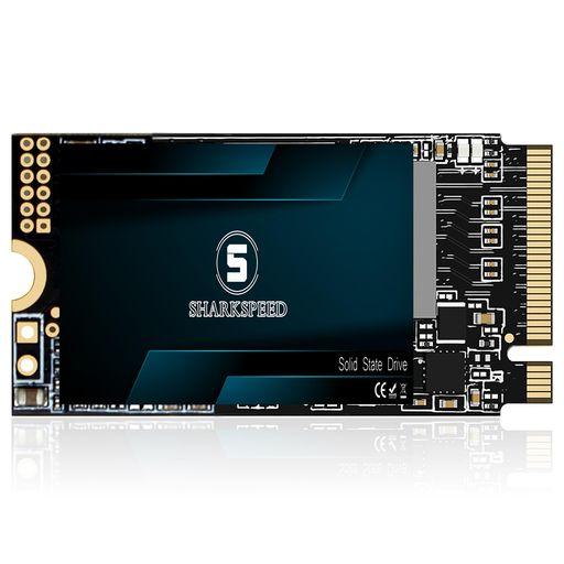 SSD 512GB M.2 2242 NVME S SHARKSPEED PCIE GEN3.0X4 ミニSSD 内蔵型 3D
