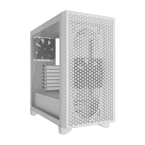 CORSAIR 3000D TG AIRFLOW WHITE 120MMファン 2基搭載 ミドルタワー ATX PCケース ホワイト CC-9011252-WW