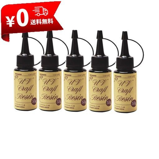 KIYOHARA CRAFT GALLERY UVクラフトレジン液 55G 5本セット UVR55G-5Sの通販は