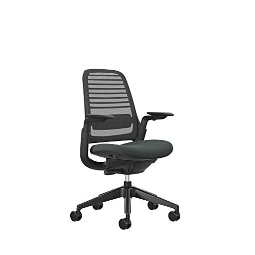 スチールケース(STEELCASE) SERIES1 シリーズ1 オフィスチェア ゲーミングチェア 背:GRAPHITE メッシュ エアポケット内蔵クッションで包