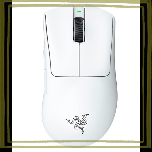 RAZER レイザー DEATHADDER V3 PRO WHITE ゲーミングマウス ワイヤレス 無線 64Gの超軽量 進化したエルゴノミック形状 最高クラスの精度