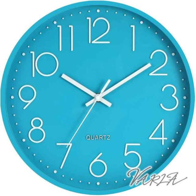 注目のブランド Folivora クロック 掛け時計 直径30 クオーツ時計 壁掛け 完全サイレント 静音 連続秒針 3d大数字 見やすい 9色選択可 Www Tacoya3 Com