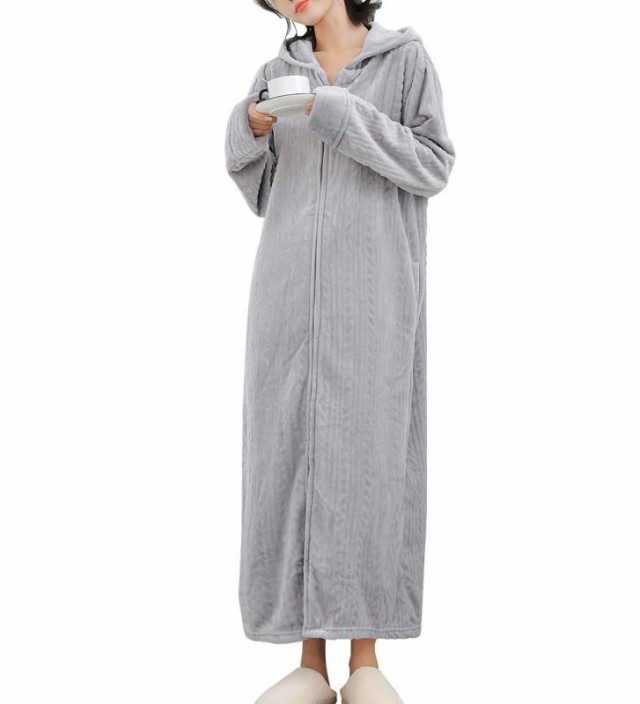 スーパーオラ] パジャマ レディース 着る毛布 ガウン ネグリジェ ...