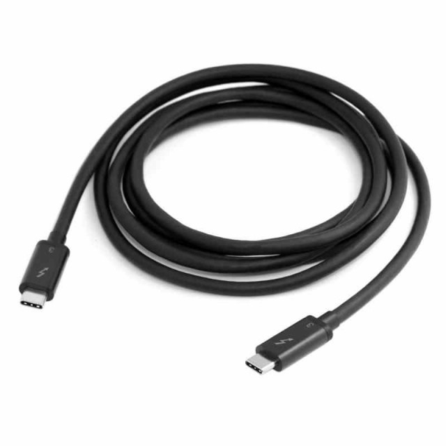 CYサンダーボルト3 USB - C USB 3.1オスto thunderbolt3オス40 Gbpsケーブルfor Dell xps13 (2M)